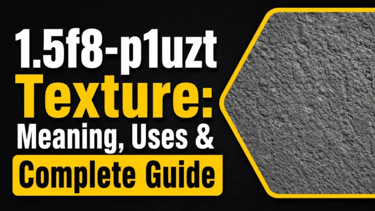 1.5f8-p1uzt Texture: Meaning, Uses & Complete Guide