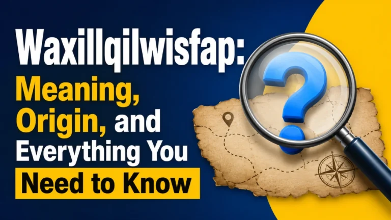 Waxillqilwisfap: Meaning, Origin, and Everything You Need to Know